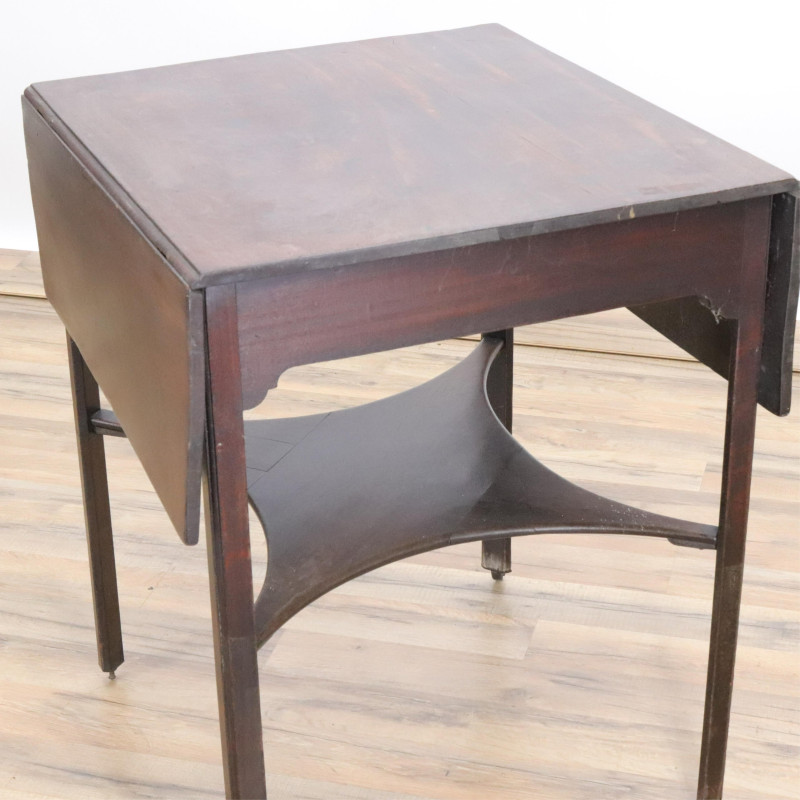 George III Mahogany Pembroke Table 18th C