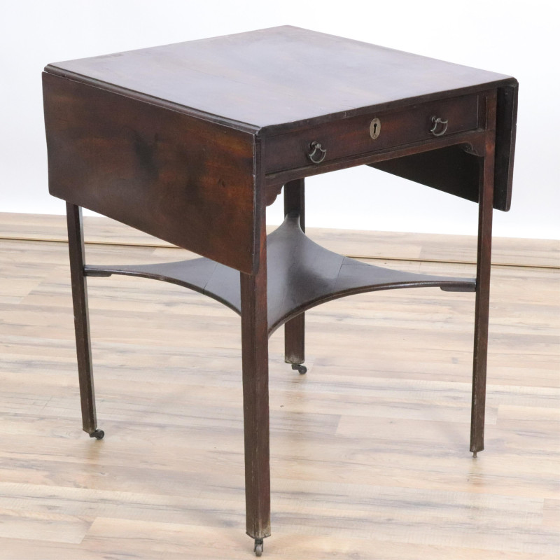 George III Mahogany Pembroke Table 18th C