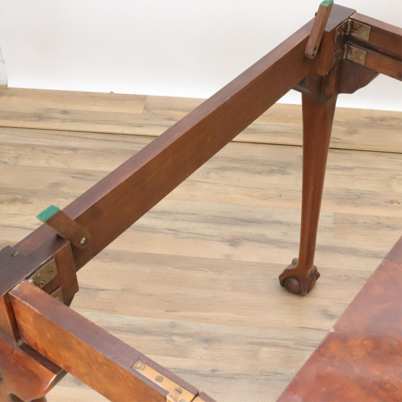 Chippendale Style Mahogany Inlaid Games Table