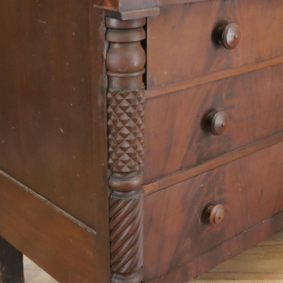 19C Chest Of Drawers Hairy Paw Feet