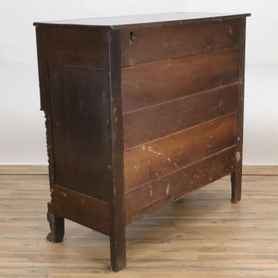 19C Chest Of Drawers Hairy Paw Feet