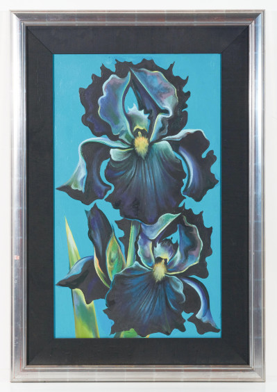 Lowell Nesbitt - Two Black Iris