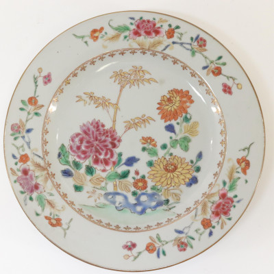 Group of Five Chinese Export Porcelain Dishes