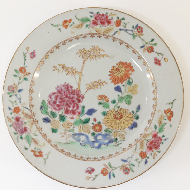 Group of Five Chinese Export Porcelain Dishes