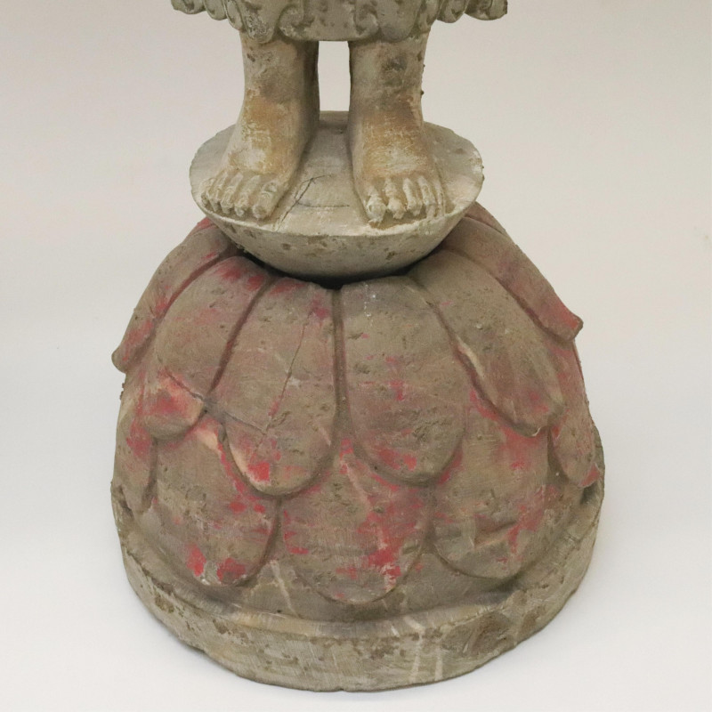 Two Standing Stone Buddhist Figures