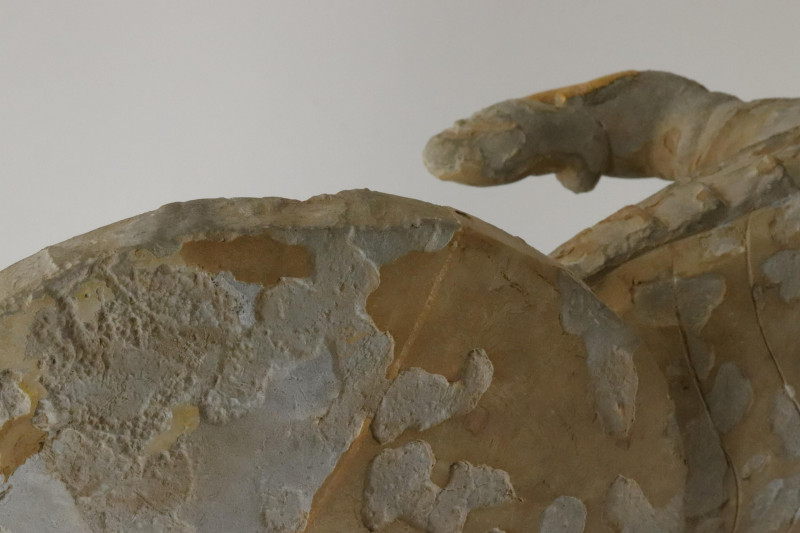 Two Standing Stone Buddhist Figures