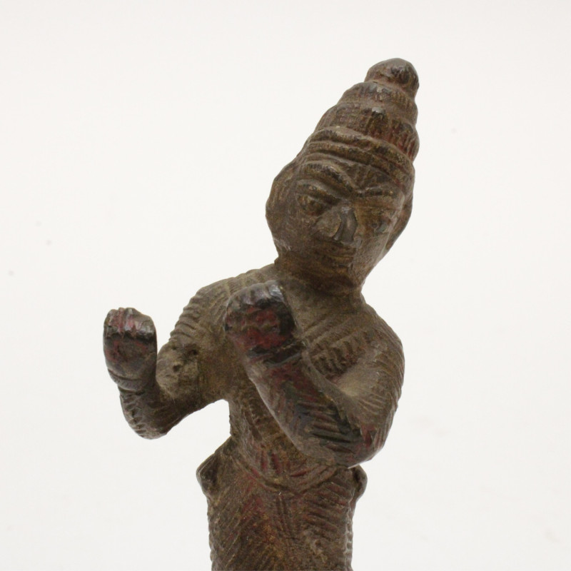 Copper Alloy Tibetan Dorje Ax with Iron Blades
