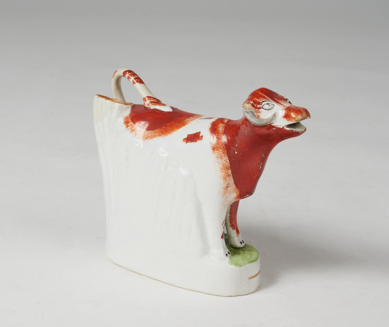 Staffordshire Pottery - Cow Creamer/Spill Vase
