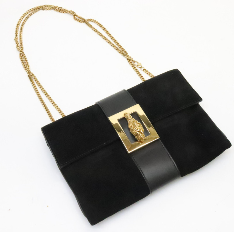 Gucci Suede Tiger Head Bag