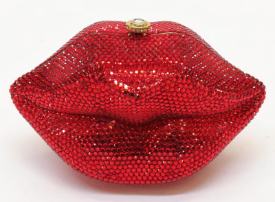 Katherine Baumann Red Lips Minaudiere