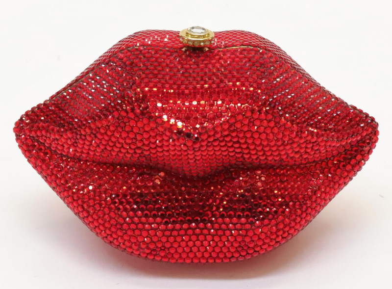 Katherine Baumann Red Lips Minaudiere