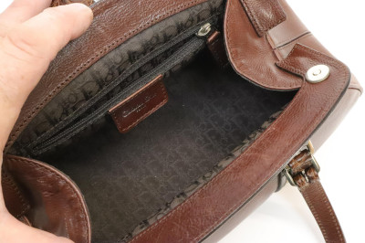 Christian Dior Crocodile Trimmed Detective Bag