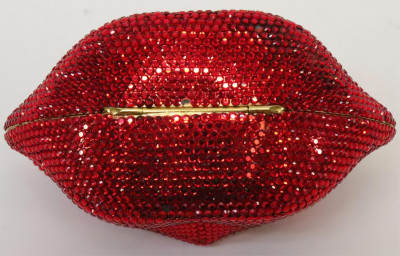 Katherine Baumann Red Lips Minaudiere
