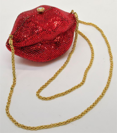 Katherine Baumann Red Lips Minaudiere