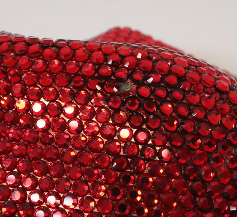 Katherine Baumann Red Lips Minaudiere