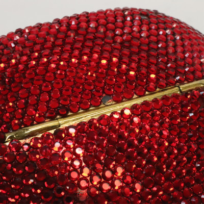 Katherine Baumann Red Lips Minaudiere