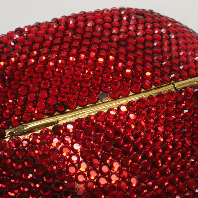 Katherine Baumann Red Lips Minaudiere