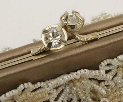Valentino Floral Beaded Clutch