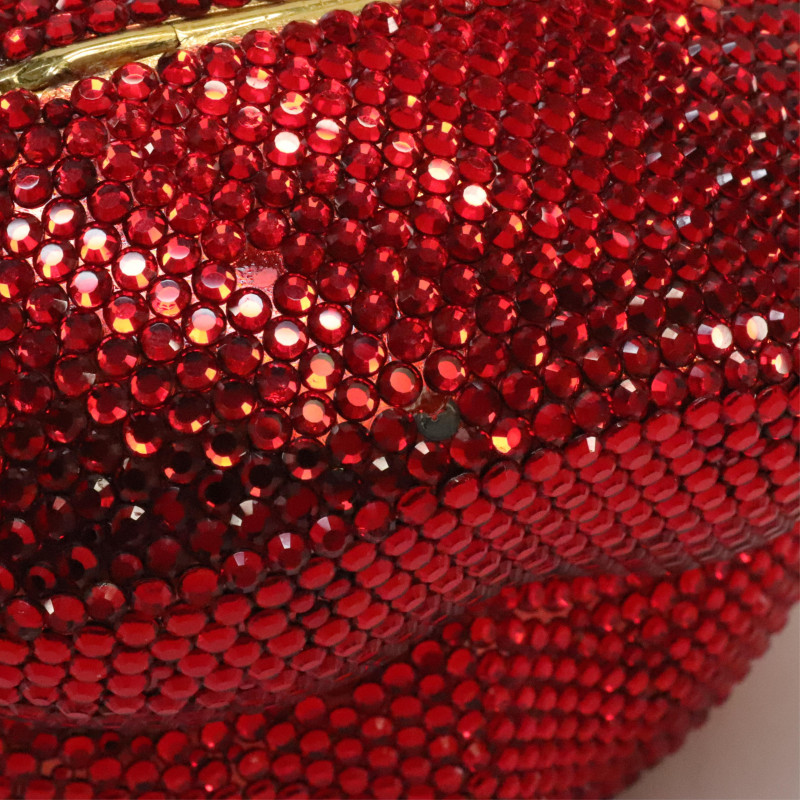Katherine Baumann Red Lips Minaudiere