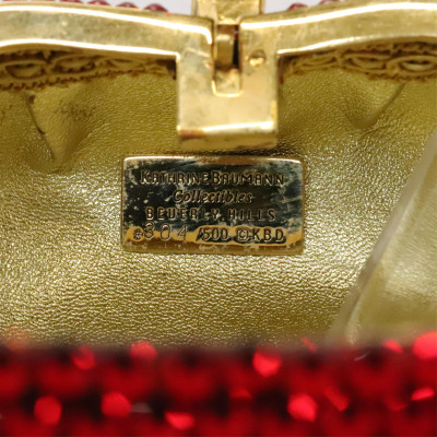Katherine Baumann Red Lips Minaudiere