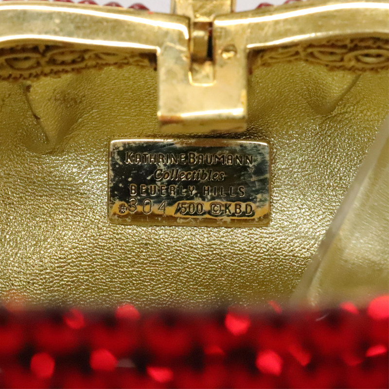 Katherine Baumann Red Lips Minaudiere