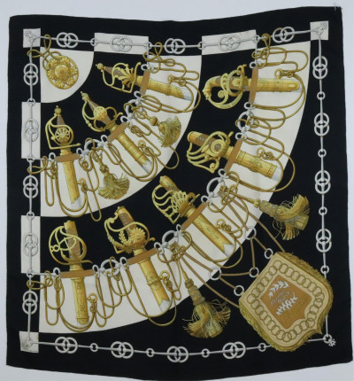 Hermes Silk Scarf Cliquetis