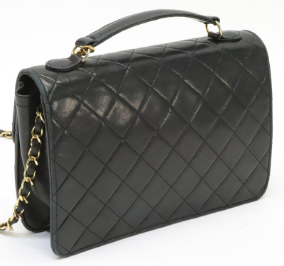 Chanel Double Turnlock 2 Way Bag