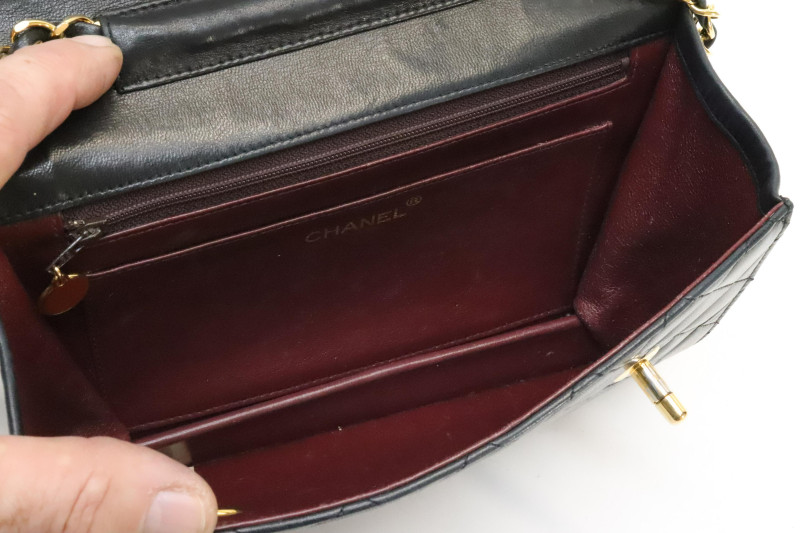 Chanel Double Turnlock 2 Way Bag