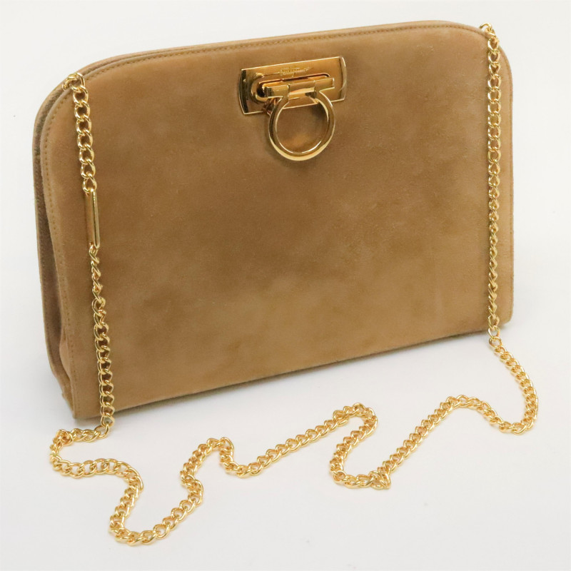 Salvatore Ferragamo Suede Bag