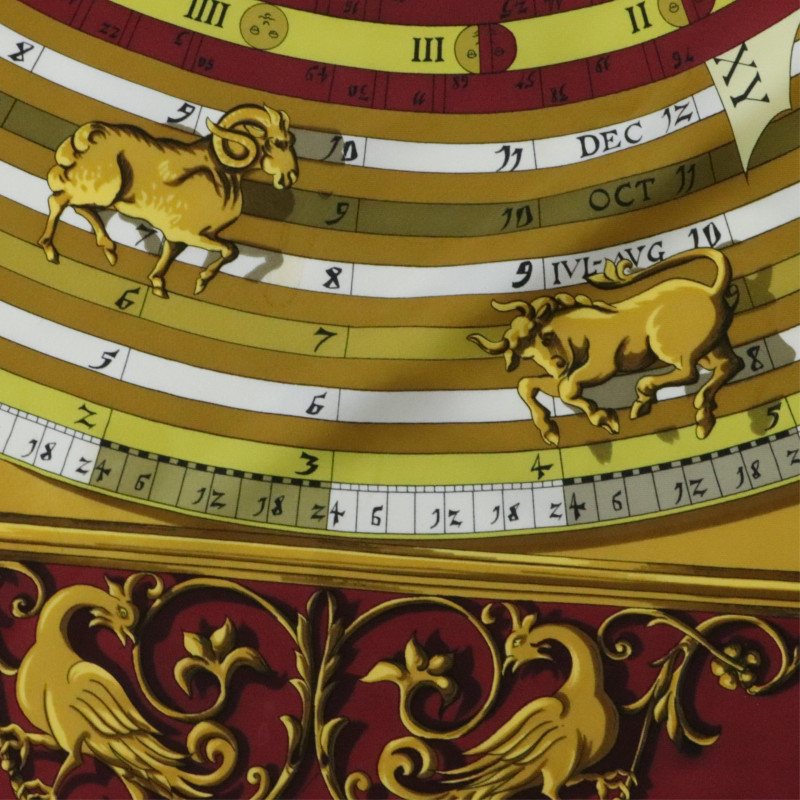 Hermes Silk Scarf Astrologie Dies et Hore