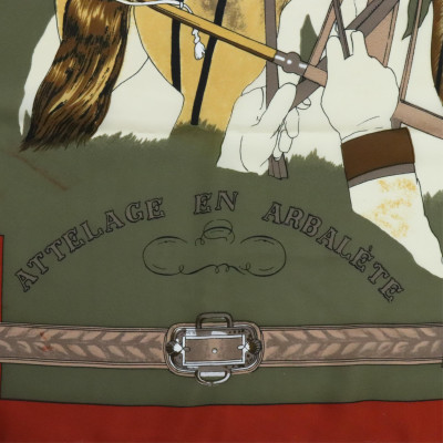 Hermes Silk Scarf Attelage en Arbalete
