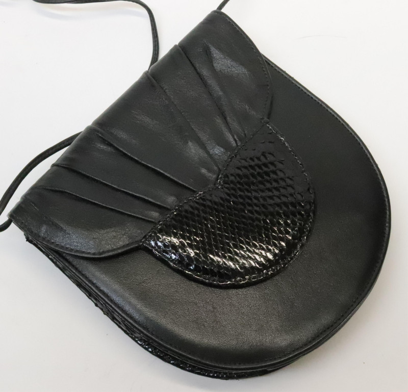 Carlos Falchi for Hanae Mori Snake Skin Bag