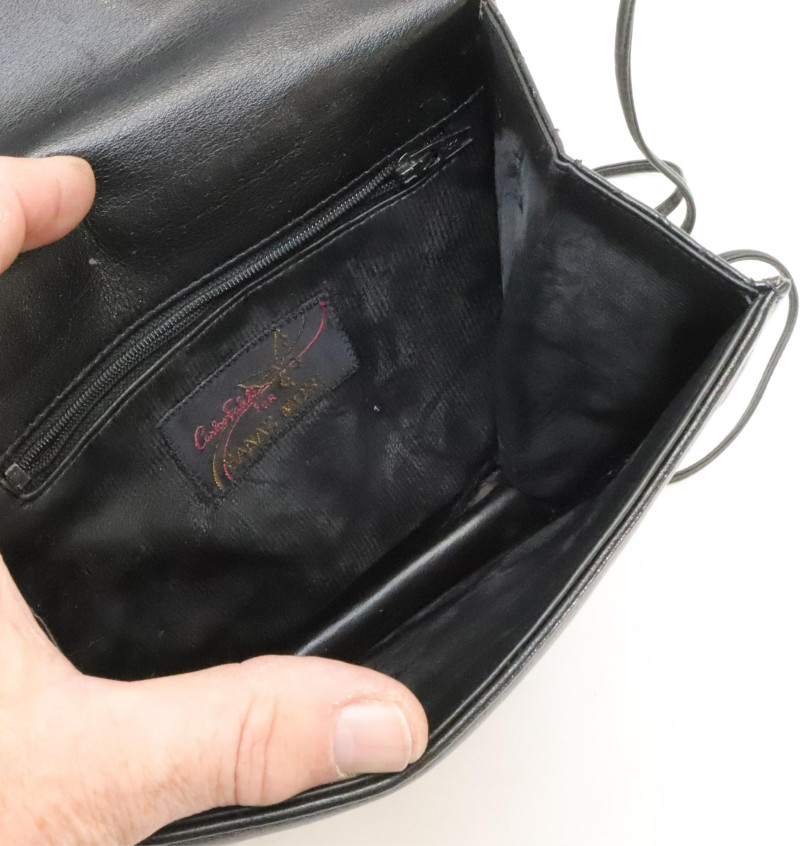 Carlos Falchi for Hanae Mori Snake Skin Bag