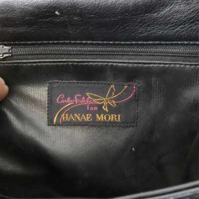 Carlos Falchi for Hanae Mori Snake Skin Bag