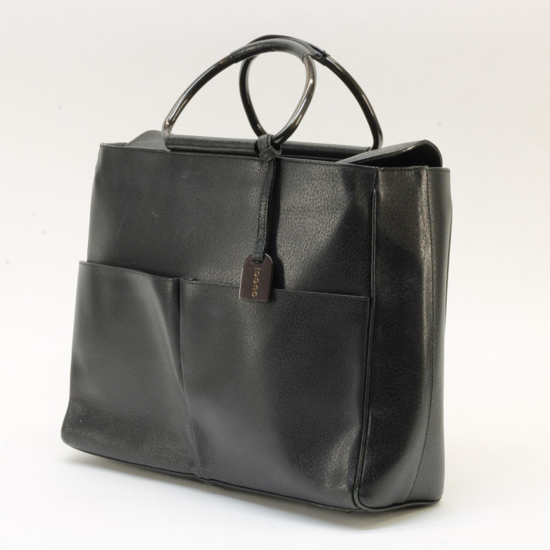 Gucci Metal Top Handle Tote