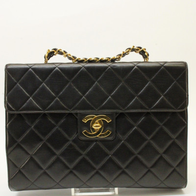 Chanel Chain Handle Briefcase