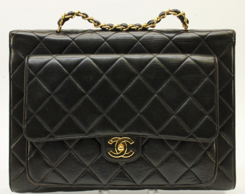 Chanel Chain Handle Briefcase