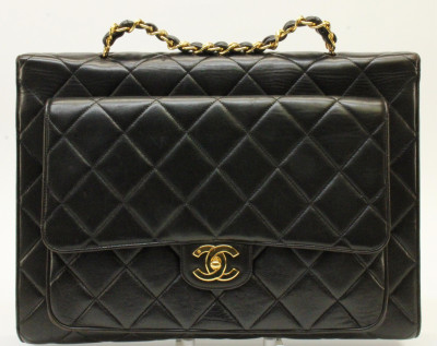Chanel Chain Handle Briefcase