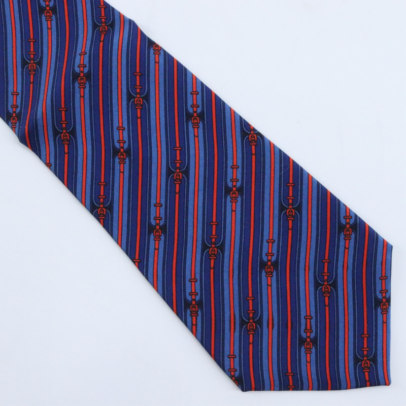 Hermes Silk Tie and Pocketsqaure