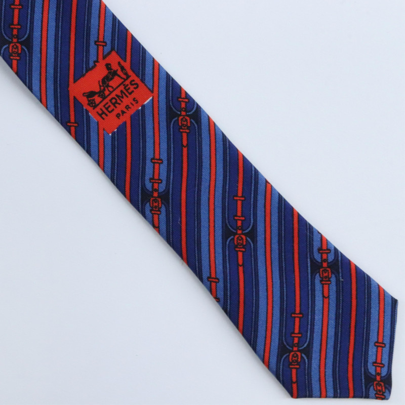 Hermes Silk Tie and Pocketsqaure