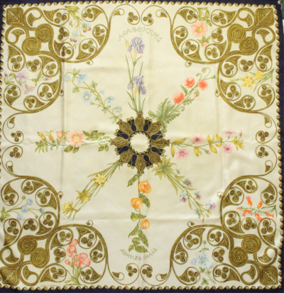 Hermes Silk Scarf Arabesques