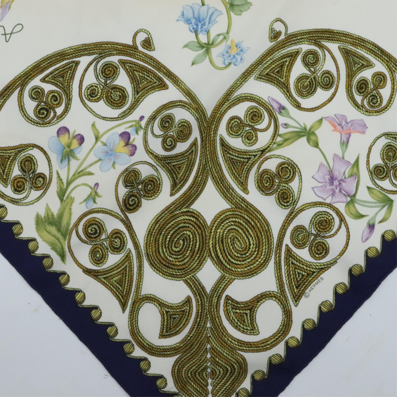 Hermes Silk Scarf Arabesques