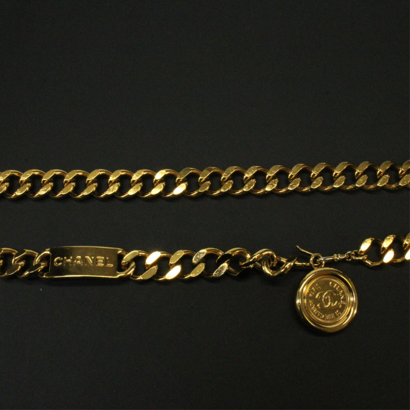 Vintage Chanel Medallion Belt