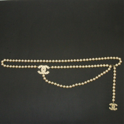 Chanel Pearl Belt