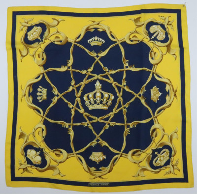 Hermes Silk Scarf Couronnes