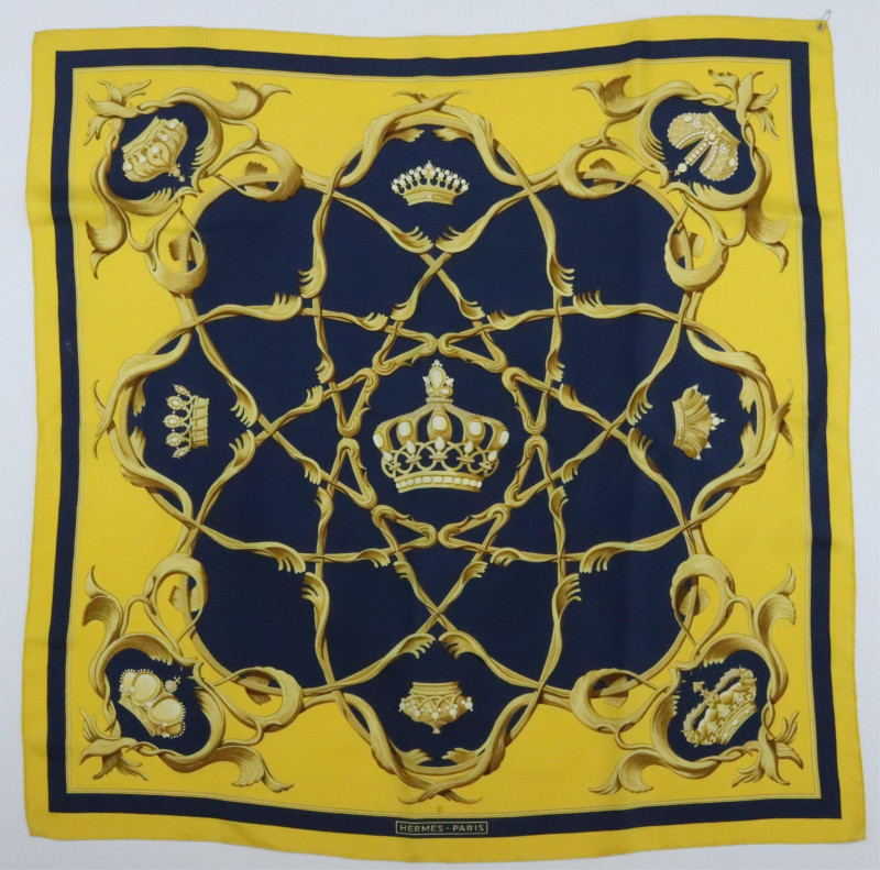 Hermes Silk Scarf Couronnes