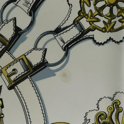 Hermes Silk Scarf Cuiveeries