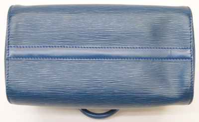 Louis Vuitton Blue Epi Leather Speedy 25