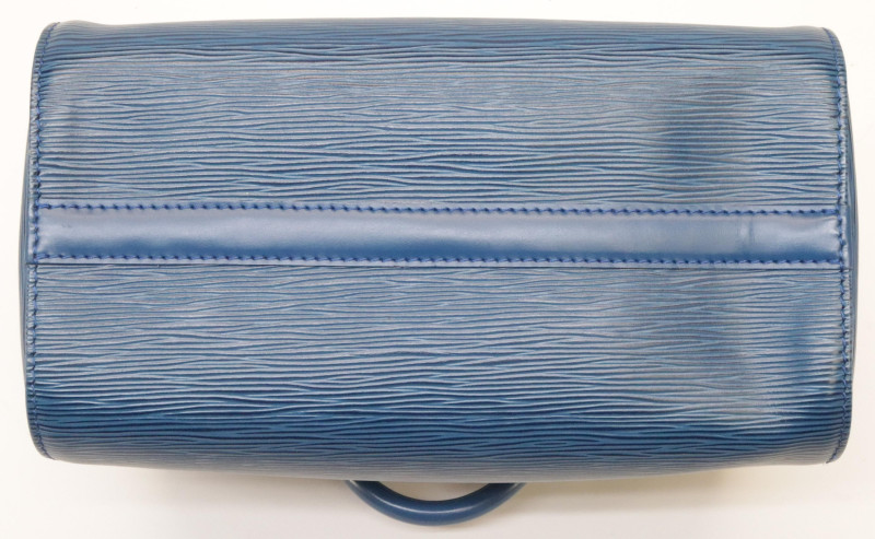 Louis Vuitton Blue Epi Leather Speedy 25