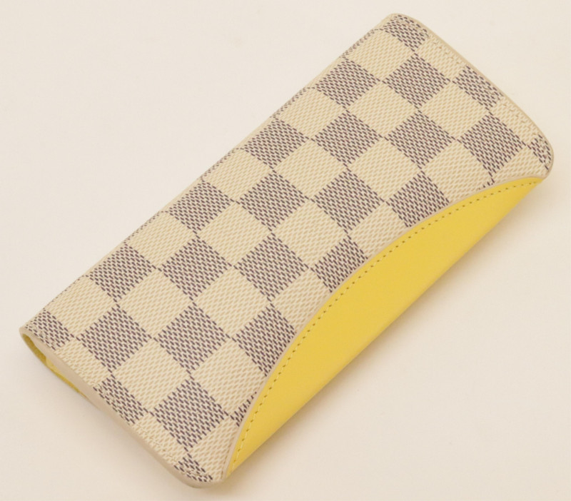 Louis Vuitton Damier Azur Woody Glasses Case